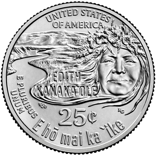 2023-P Edith Kanaka’ole U.S. Women Quarter