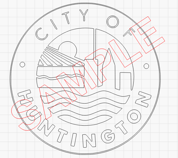 City of Huntington WV Logo SVG AI DXF