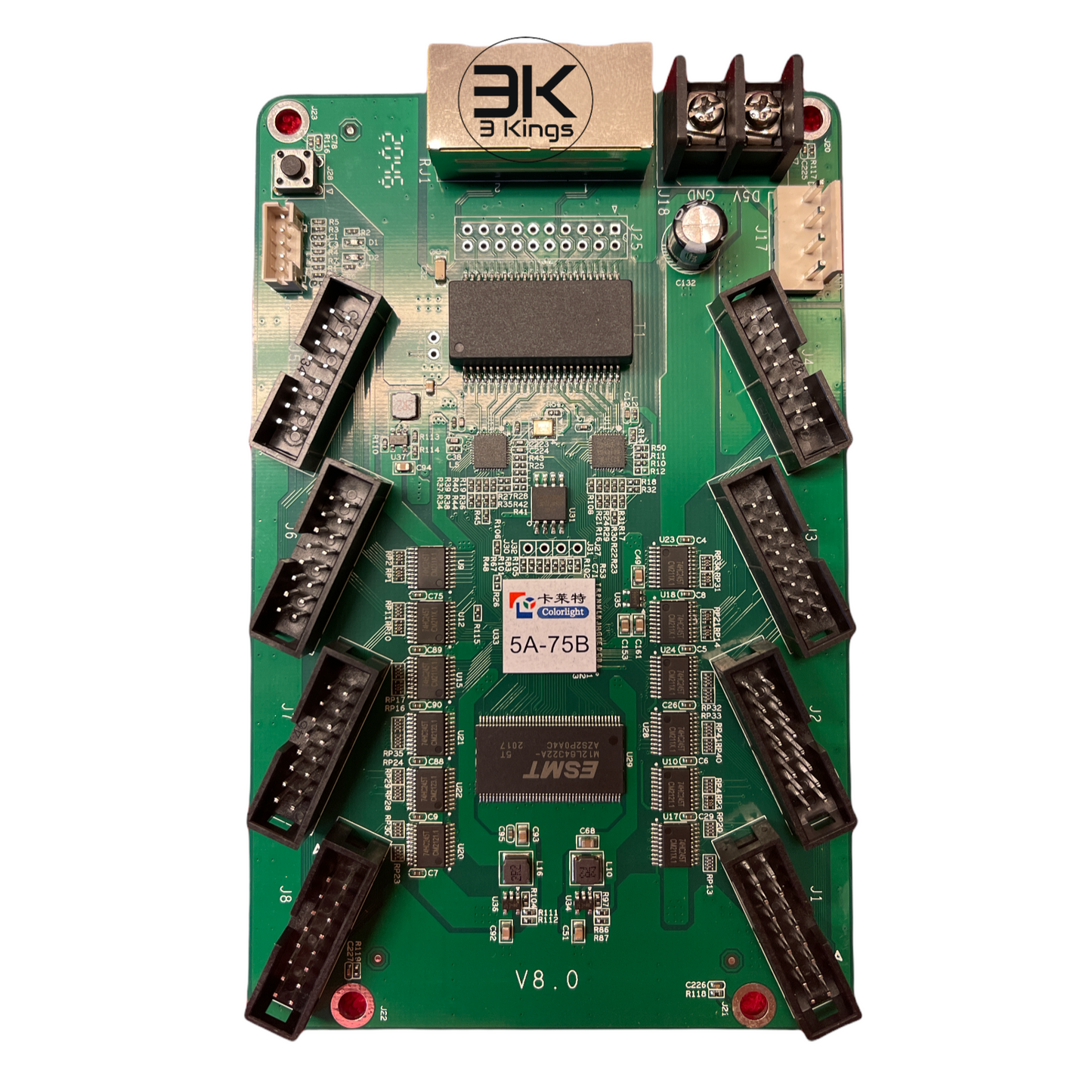 5A-75B v8 Colorlight Receiver Card for P5 P10 Matrix Panels