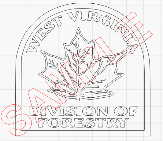 West Virginia Division of Forestry SVG DXF AI