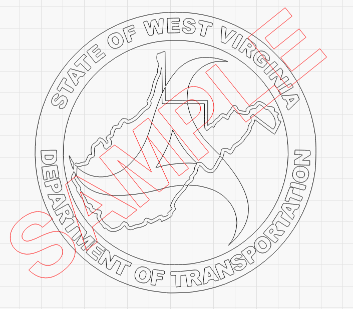 West Virginia Department of Highways Seal Logo WV DOH