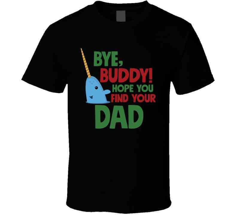 Find Your Dad Narwhal T Shirt