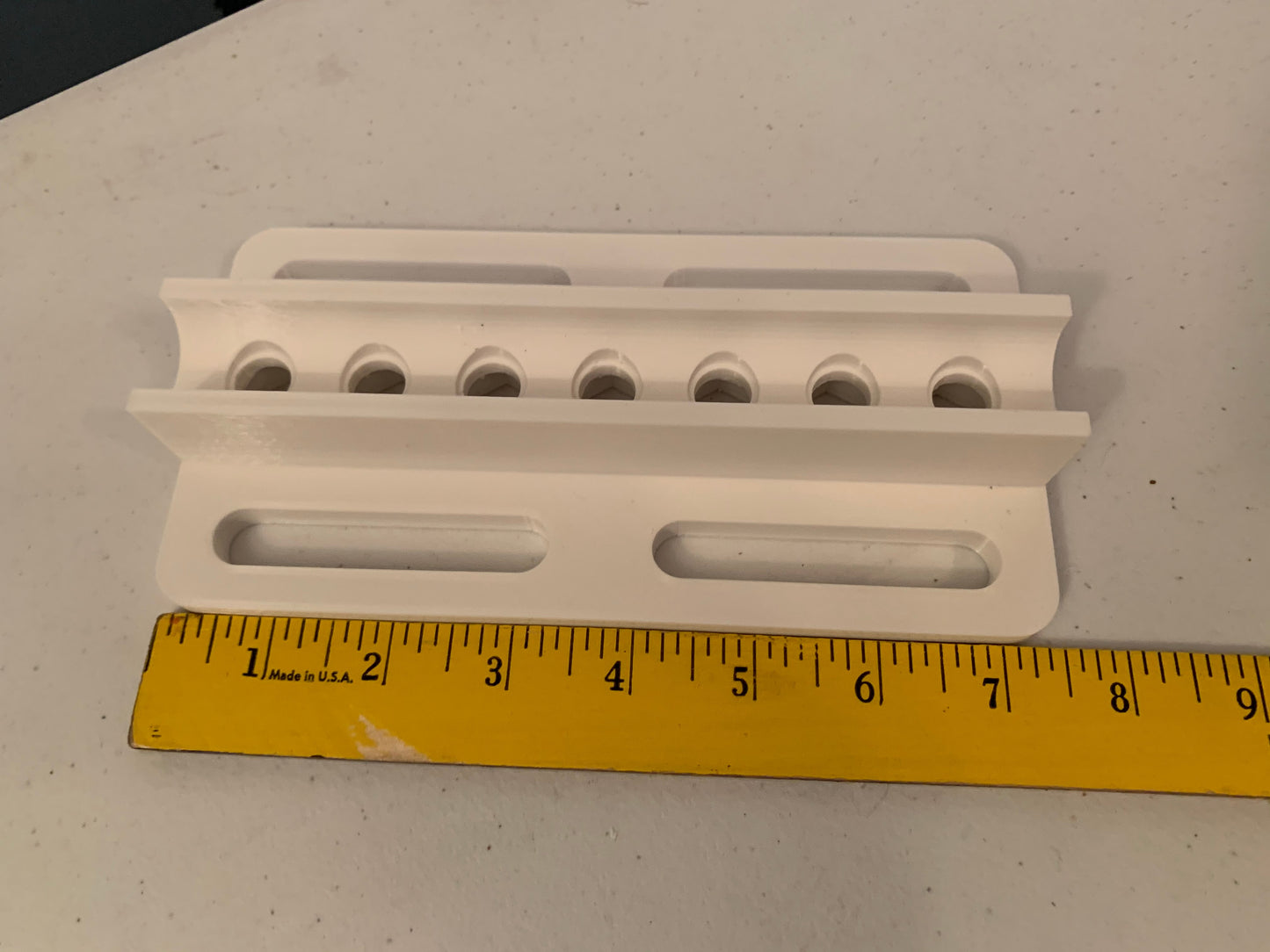 PVC Drill Guide for Pixel Mounting