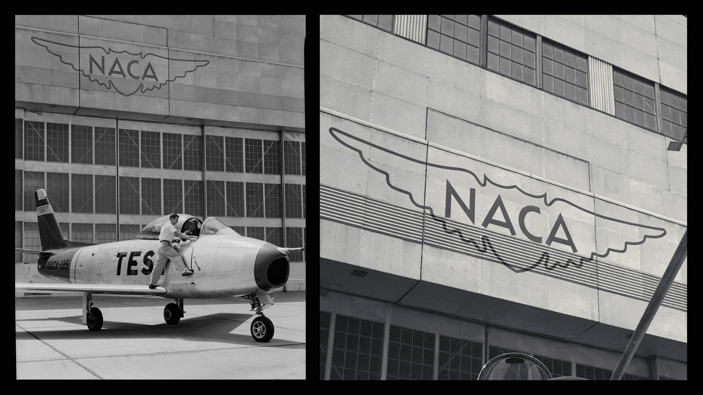 Vintage National Advisory Committee for Aeronautics (NACA), 1915-1958 Logo SVG DXF (NASA before it was NASA)